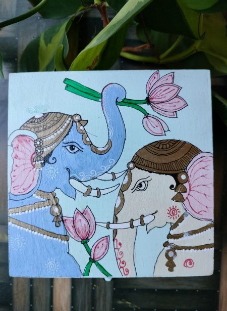 Pichwai Elephant box