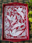 Red Peacock Tray