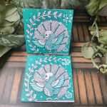 Turqoise Peacock Coaster
