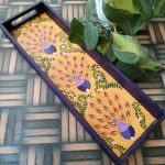 Madhubani Peacock  - Yellow