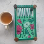 Lotus Charpai Coaster - turquoise