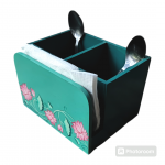 Pichwai Lotus Cutlery Stand - Te