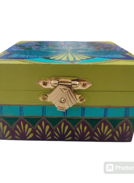Madhubani Peacock  Box
