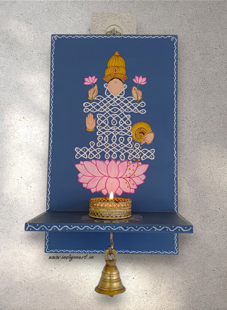 Blue Lakshmi Wall shelf