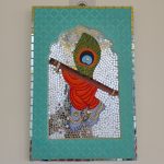 Krishna Paadam Wall Hanging
