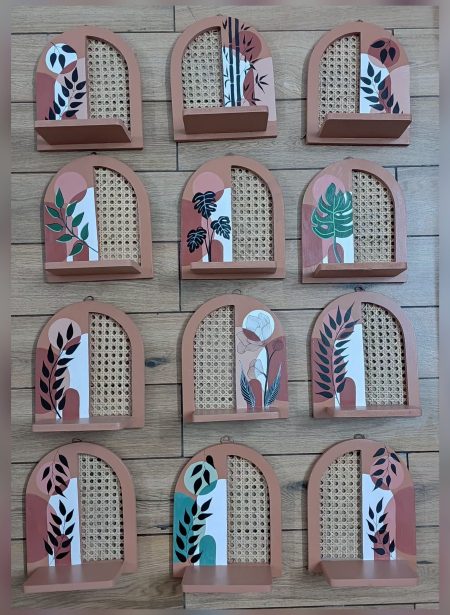 Rattan Wall shelf